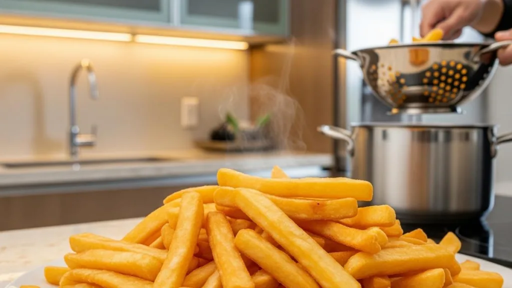 batata frita sequinha