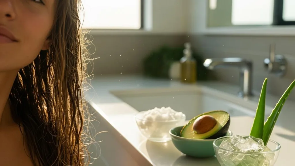 Máscaras caseiras devolvem hidratação aos cabelos ressecados após dias de praia Mascaras caseiras para hidratar os cabelos apos a praia
