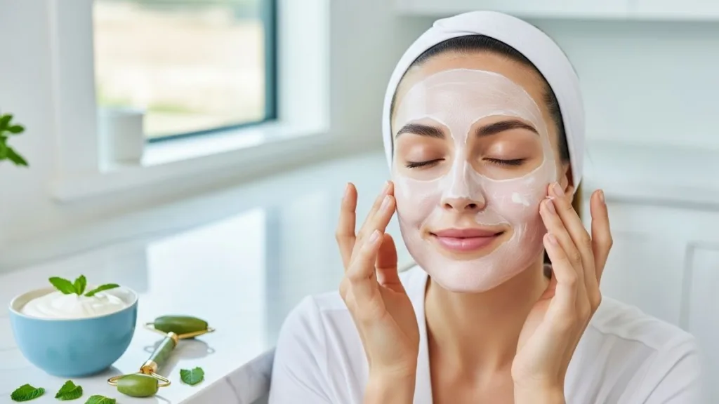 Mascaras faciais refrescantes para o verao