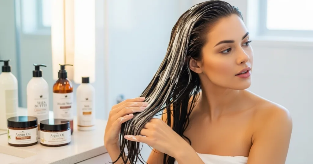 A forma correta de aplicar a mascara capilar para absorver melhor