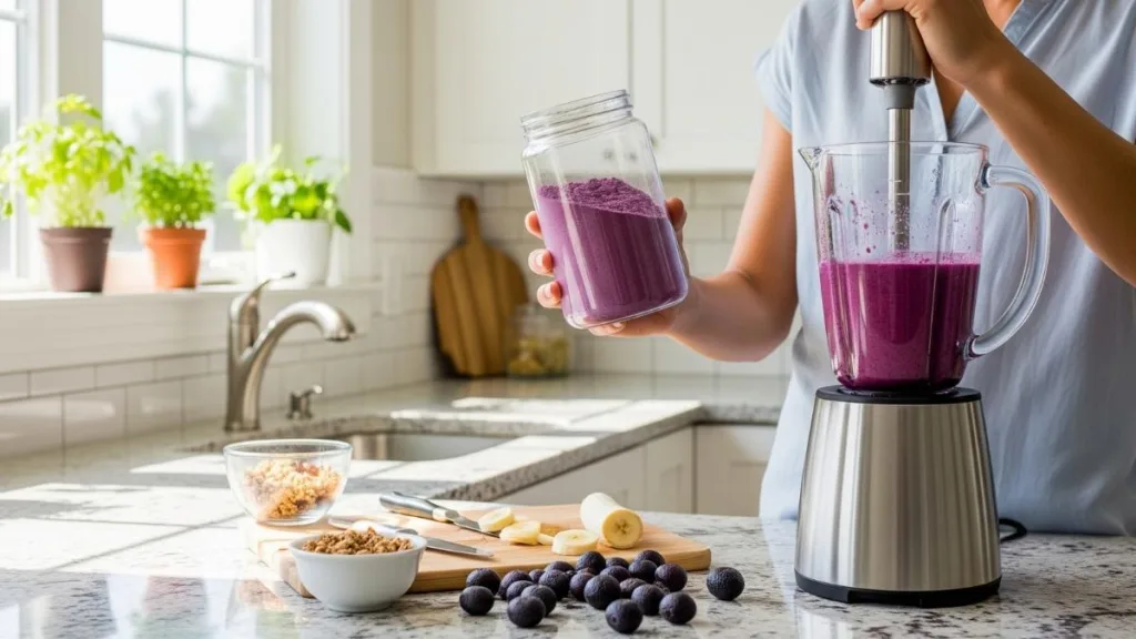 Acai em po antioxidante que protege celulas