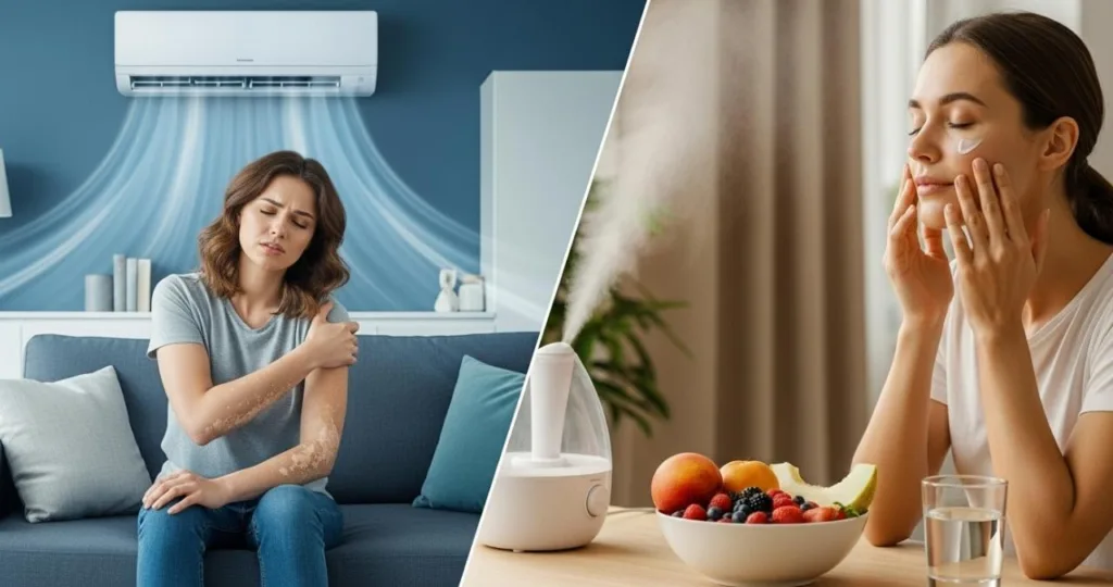 Como evitar ressecamento da pele ao ar condicionado no verao