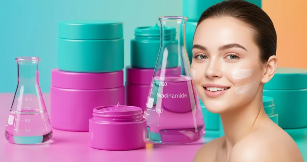 Cremes faciais anti idade com niacinamida