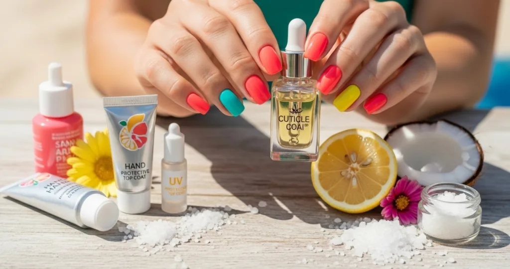 Cuidados para manter unhas saudaveis no verao