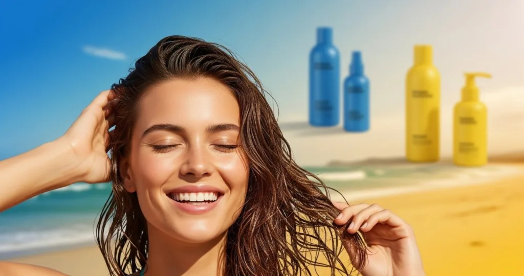 Hidratacao pre praia como proteger os fios do sol