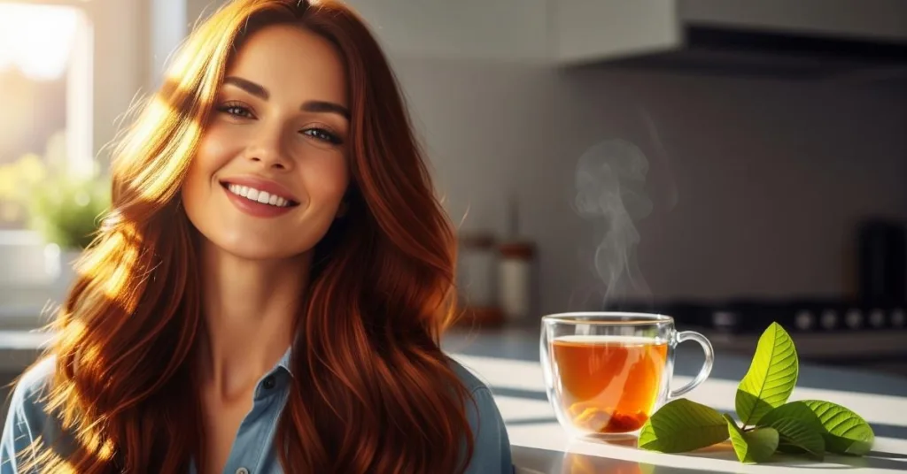 Infusao de folhas de goiaba para fortalecer a raiz