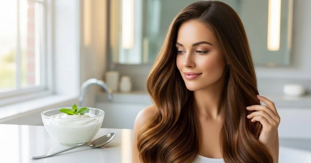 Essa máscara de iogurte salva cabelo ressecado e quase ninguém tá usando Mascaras de iogurte para fios ressecados