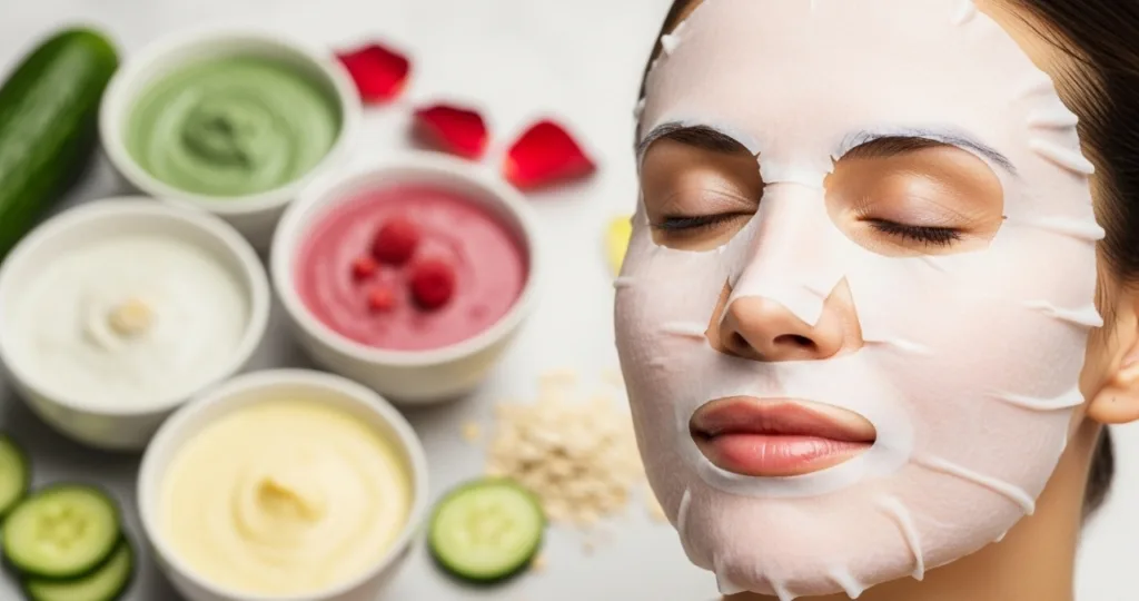 Mascaras faciais calmantes anti idade