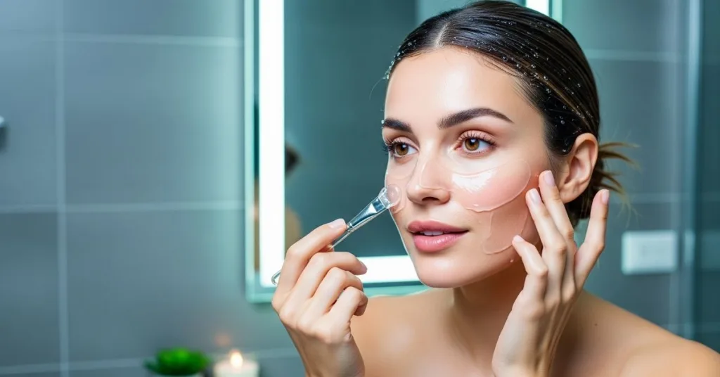 Mascaras faciais com acido hialuronico