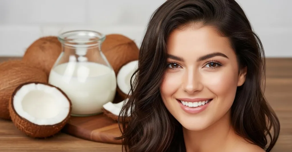 Mascaras nutritivas com oleo de coco para fios macios