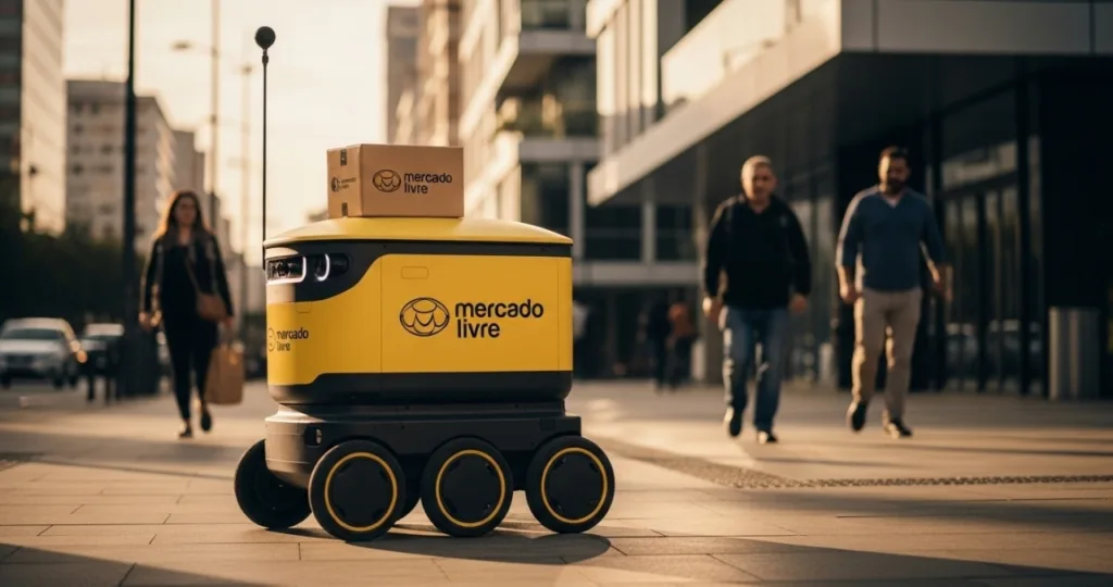 Mercado Livre lanca nova geracao de robos e promete entregas ainda no mesmo dia
