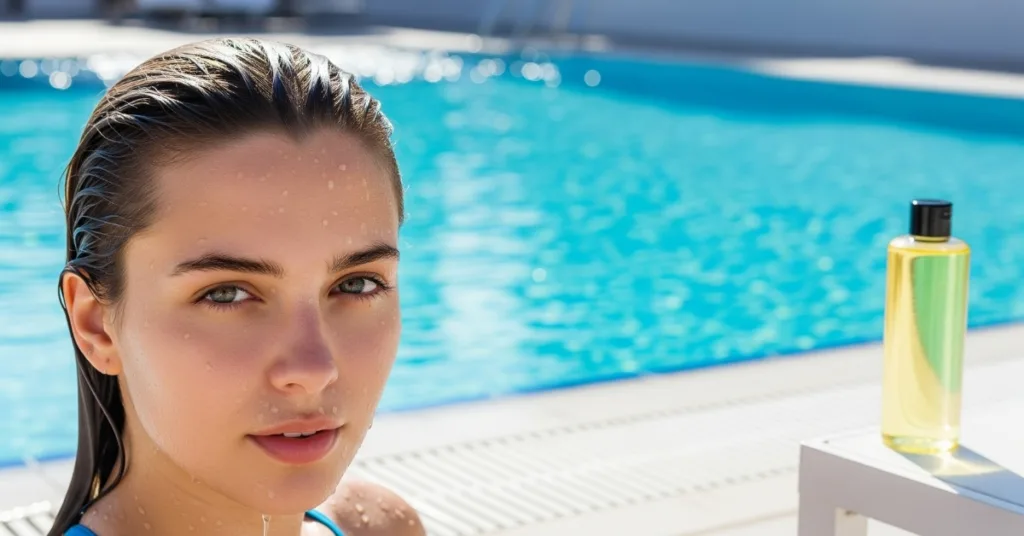 Oleos que selam cuticulas contra o cloro