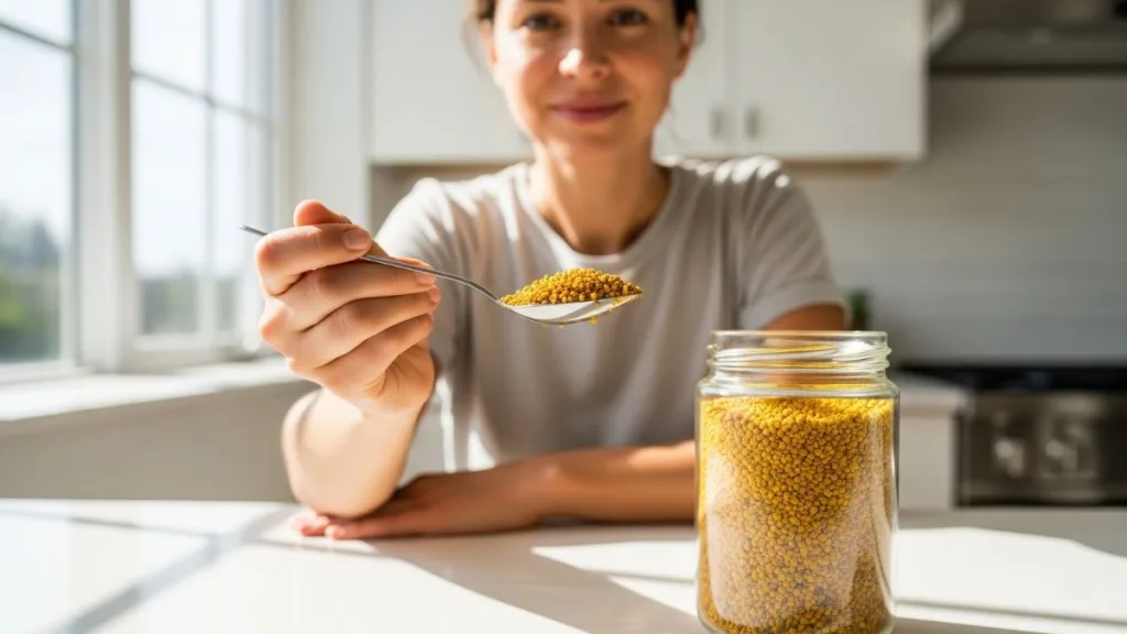 Pólen apícola fortalece a imunidade e aumenta a energia do corpo Polen apicola fortalece a imunidade e aumenta a energia do corpo
