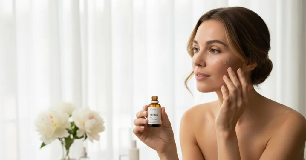 Seruns com retinol para combater rugas