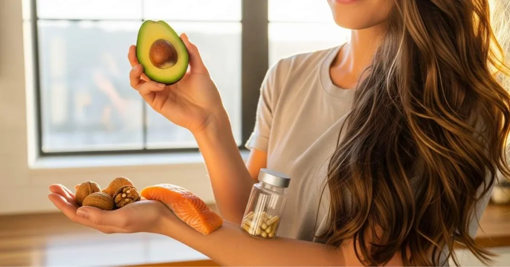 Suplementos naturais que ajudam a fortalecer os fios e reduzir a quebra no dia a dia Suplementos naturais para fios mais resistentes